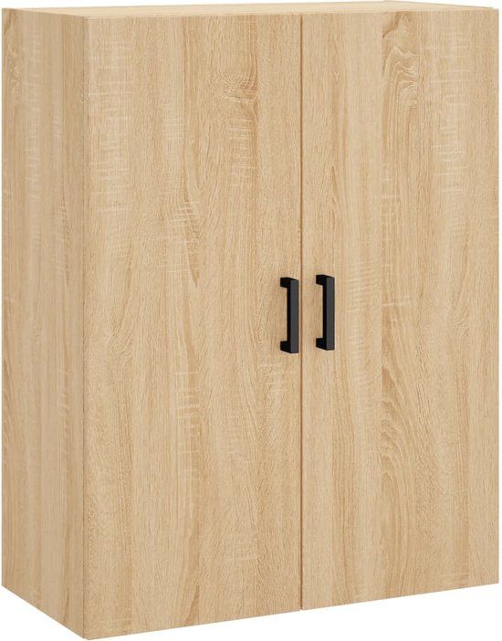 vidaXL Wandkast 69,5x34x90 cm sonoma eikenkleurig