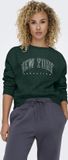 ONLY Dames Onlsweat Life L/S Crew O.Size State Noos Sweatshirt met print, Pine Grove, XXL