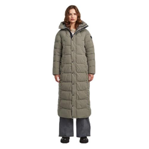 8721136008785 G-STAR RAW Whistler Long Puffer Women's Jacket - Turf - Size M - 2025 Autumn/Winter