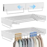 Merkloos Wasdroger Wandmodel 100 cm Wit Inklapbaar