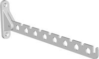 Sans marque Étagère murale - Aluminium - Acier, blanc - Pliable - 2m longueur de séchage