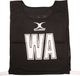 Gilbert Netball Monochrome Netball Bibs - Small - Zwart