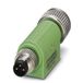 Phoenix Contact 1519749 Coupleur de câble M12 mâle vers M8 femelle vert