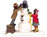 LEMAX Kerstfiguur Dressing Mr. Snowman