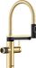 BLANCO drink.hot EVOL-S Pro satin goud, multifunctioneel warmwatersysteem, veredeld kokend heet water, klik en touch hoeveelheidsinstelling, aparte geïsoleerde uitloop, BWT-filter