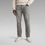 G-Star Mosa Straight Heren Jeans Faded Moonstone Katoen 99% Elastaan 1%