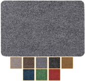 ANRO Deurmat Grijs 60x40cm – Schoonloopmat Antislip Wasbaar Voordeur Hal Binnen & Buiten