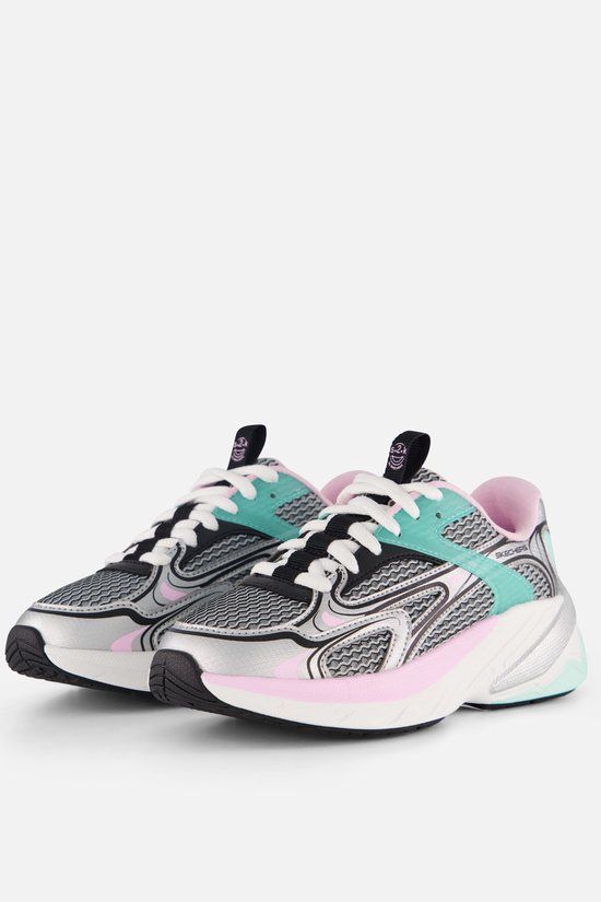 Skechers S2K Sneakers zilver Synthetisch - Dames