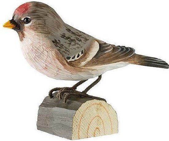 Wildlife Garden Barmsijs uit hout - Staand - Rood/Wit/Bruin/Zwart