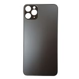 Smartex® Vervanging Achterkant Glas compatibel met iPhone 11 Pro Max| ZONDER LOGO (Zwart)