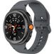Strap-it Samsung Bracelet silicone Samsung Galaxy Watch 8 Classic (gris foncé)