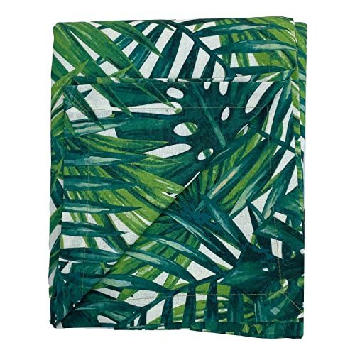 Ragged Rose Groen Jungle Leaves Katoenen Tafelkleed - 140 x 230 cm