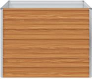 vidaXL Verhoogde plantenbak licht bruin 100 x 100 x 77 cm
