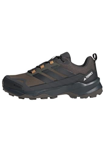 adidas Terrex Skychaser Ax5 Gore-Tex Hiking Shoes, Shadow Olive/Carbon/Bronze Strata, 45 1/3 EU