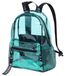 Sac à dos holographique transparent pour fille