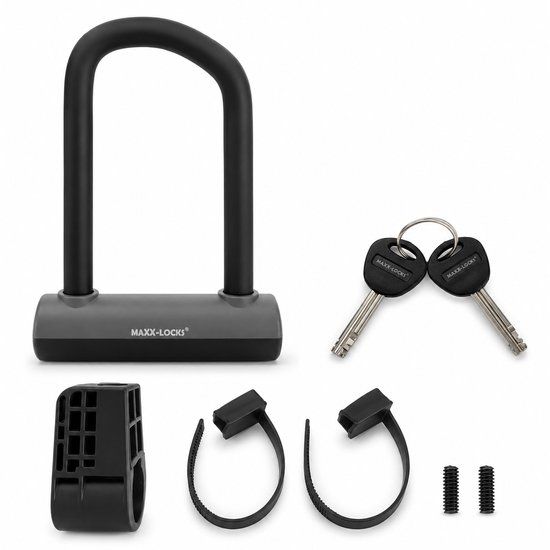 Maxx-Locks Huntly Beugelslot - ART 2 - 20cm - Zwart - Fietsslot