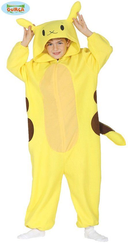 Elektrische kat kostuum voor kinderen - Verkleedkleding - Maat 98/104