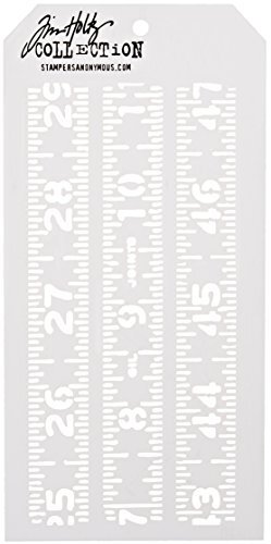 Stampers Anonymous Stampers Anonieme Plastic Tim Holtz Gelaagd Stencil 4.125-inch x 8.5-inch, Gemeten