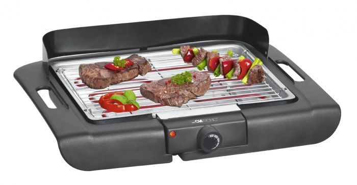 Clatronic BQ 3507 Elektrische Tafelbarbecue - Zwart - 2000W