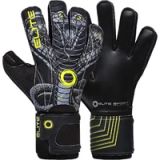 Elite Sport Vibora Keepershandschoenen - Zwart / Fluogeel | Maat: 7