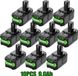 StarTech 18V accu voor elektrisch gereedschap - vervangende accu - capaciteit 9,0Ah - Li-Ion - compatibel met P108 - set van 10 stuks - kleur: grijs