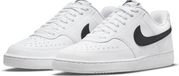 Nike Court Vision Low Next Nature Dames Sneakers - White/Black