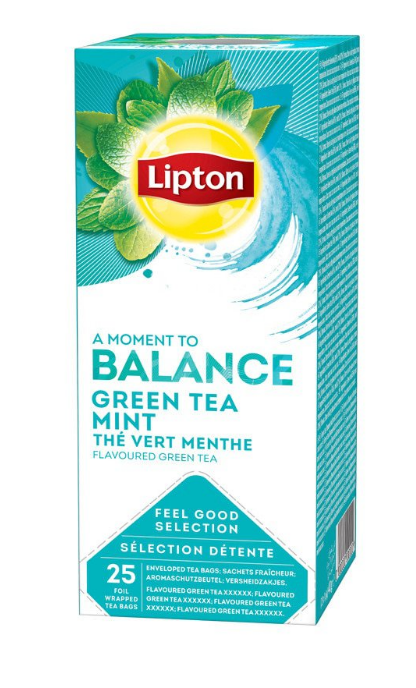 Lipton Green Mint Tea Bags - 1.6g per bag
