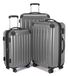Hauptstadtkoffer ALEX 3-delige Kofferset – Handbagagekoffer 55 cm, Middelgrote Koffer 65 cm & Grote Reiskoffer 75 cm, Hardschaal ABS+PC, Cijferslot, Zilver
