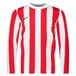 Nike Uniseks-Kind Top Met Lange Mouwen Y Nk Df Strp Dvsn Iv Jsy Ls, Wit/University Rood/Zwart, CW3825-104, XS