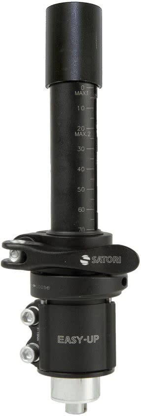 SATORI Hoogte Adapter Easy Up 25.4 / 200 / 28 6mm Mat Zwart