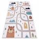 Dywany Łuszczów Kindervloerkleed FUN 80x150 cm - Polar met strepen, crème