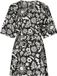 Rebelle MyRebelle - Jurk - Sunveil - Viscose - Zwart/Wit - Maat 46