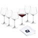 LEONARDO HOME Puccini 040981 wijnglazen met polijstdoek, vaatwasmachinebestendig, 730 ml, schokbestendig en geschikt voor dagelijks gebruik