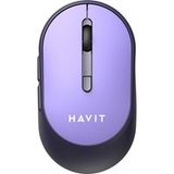 Souris sans fil HAVIT MS78GT, 1200DPI - 3200DPI, Mauve