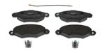 Ferodo FDB1135 PREMIER remblokkenset, schijfrem - (4-delig) - (4 stuks) | Compatibel met: NISSAN KUBISTAR Kasten, RENAULT KANGOO, KANGOO Express
