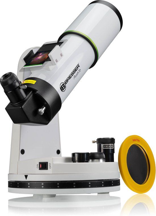 Bresser Telescoop - PushTo AR-80/400 - Smart-Telescoop - Met Statief En Zonnefilter
