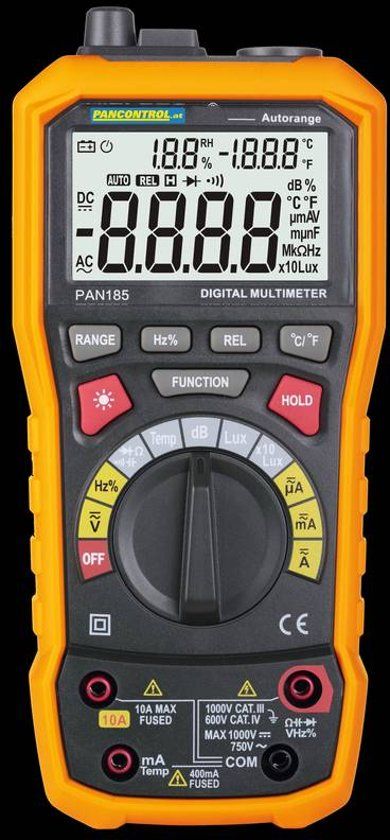 Pancontrol Panda Pancontrol PAN 185 - Multisensor-meter voor elektrische en fysieke hoeveelheden