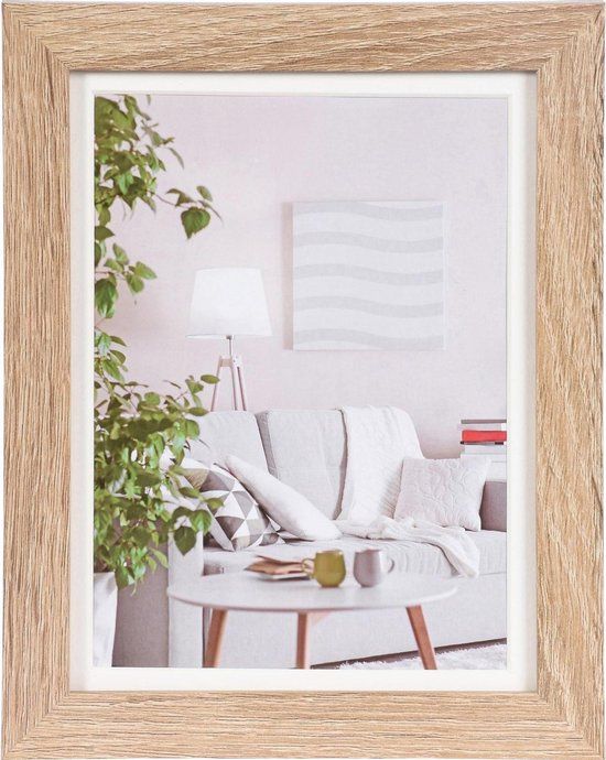 Henzo Modern Fotolijst - 15x20 cm - Lichtbruin - Hout