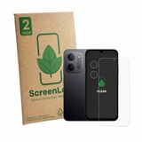 ScreenLeaf Bedifol GmbH 2 Stuks Screenprotector voor Xiaomi Redmi 17C 5G (Voor+Camera) - Hoogwaardige Beschermfolie transparant