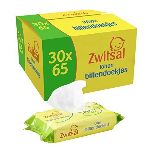 Zwitsal Baby Billendoekjes Lotion voor alle huidtypes - 30 x 65 wipes - 1950 billendoekjes - Voordeelverpakking