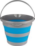 Waldhausen Foldable Bucket, 10 Litre, AZURE BLUE