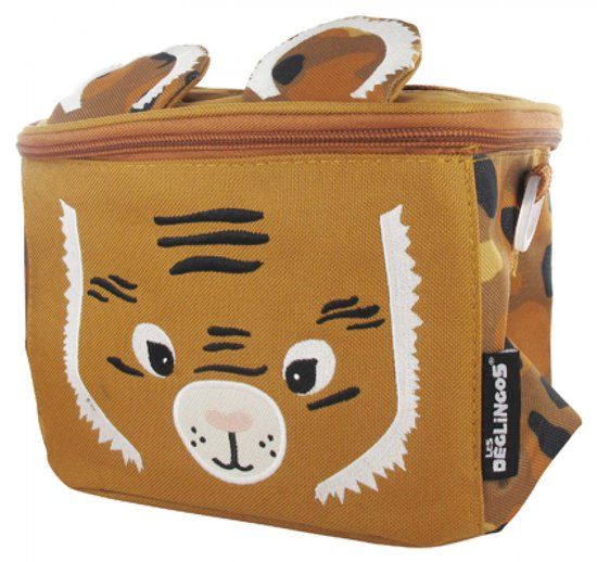 Les Deglingos Koeltas Tijger Junior 20 Cm Polyester Bruin