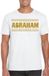 Bellatio Decorations Verkleed shirt voor heren - Abraham - Wit - Glitter - Verjaardag/Themafeest - 50 Jaar L