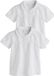 Next - Meisjes - Set van 2 schooltopjes van stretchkatoen met plooien - Wit