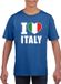 Bellatio Decorations I love Italy Blauw supporter shirt kinderen - Italie shirt jongens en meisjes 134/140