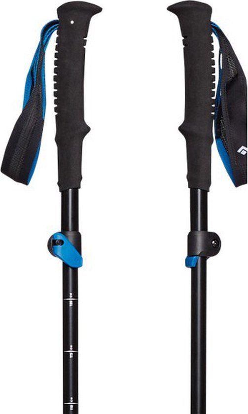 Black Diamond Distance FLZ Wandelstokken - Zwart/Zilver