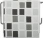 MSV Toiletrolhouder Grijs Wit