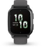 Garmin Venu Sq 2 Montre connectée - Écran AMOLED de 1,4" - GPS - Noir/Gris