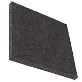 Adsamm® 4 x zelfklevende viltglijders, bruin, 80 x 80 mm, vierkant, meubelglijders van vilt met 5,5 mm dikte, meubel- en vloerglijders