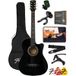 Finesse Kit de démarrage pour guitare acoustique - 38 pouces - Noir